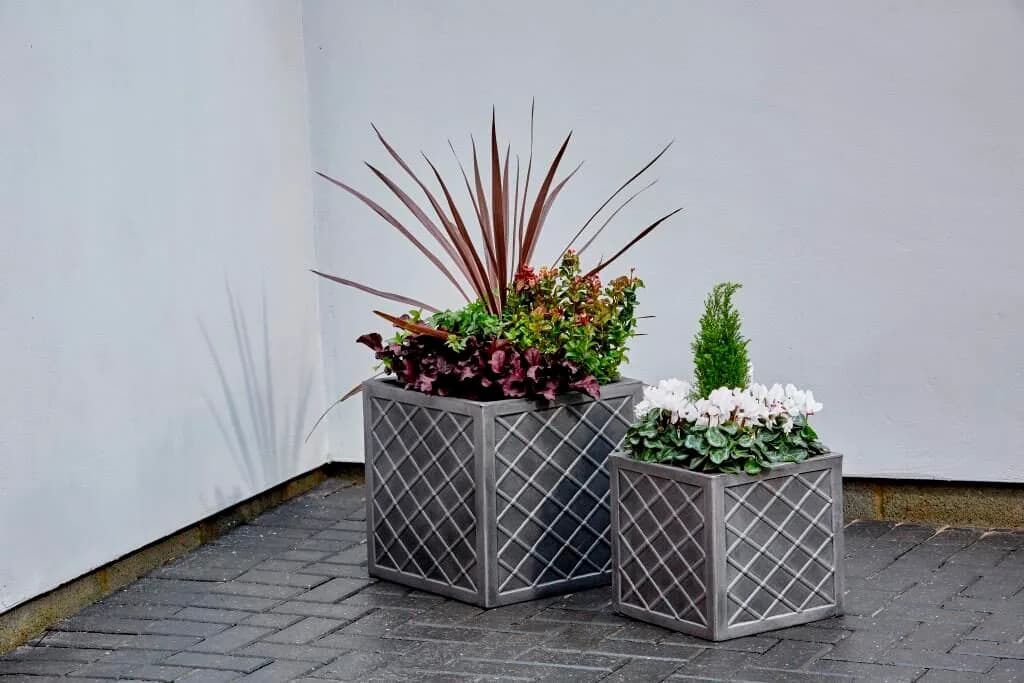square Lazio planter