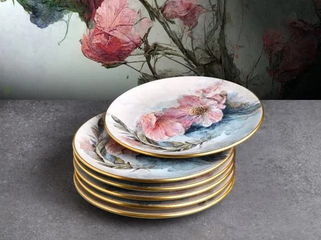 طقم صحون صغير سيراميك 6 PCS 3