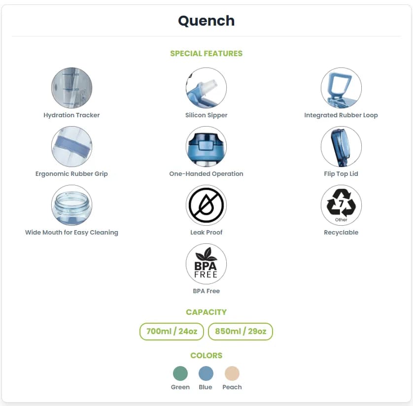 مطرة ماء هندي QUENCH 7
