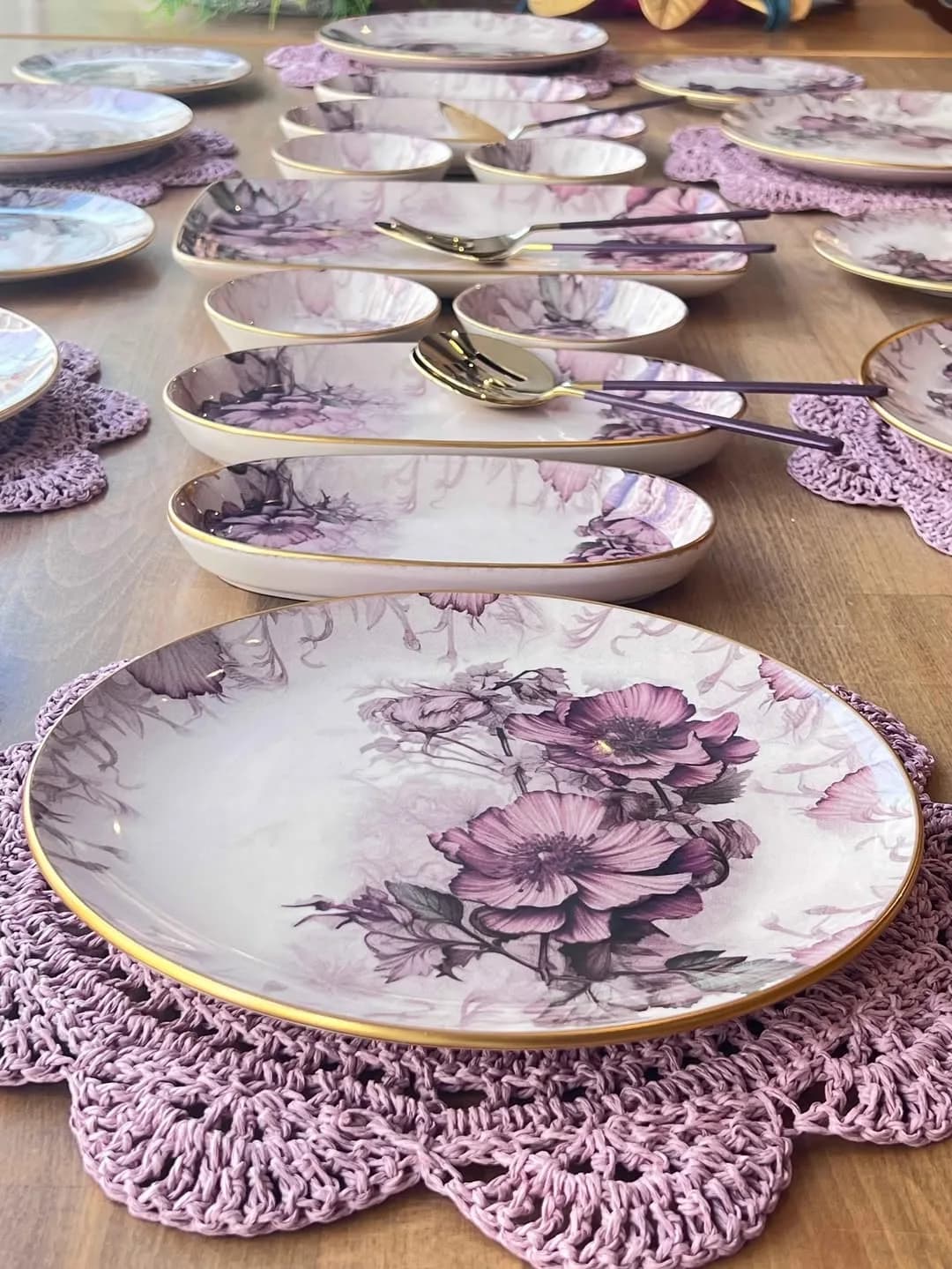 طقم سفرة سيراميك 15 PCS 4