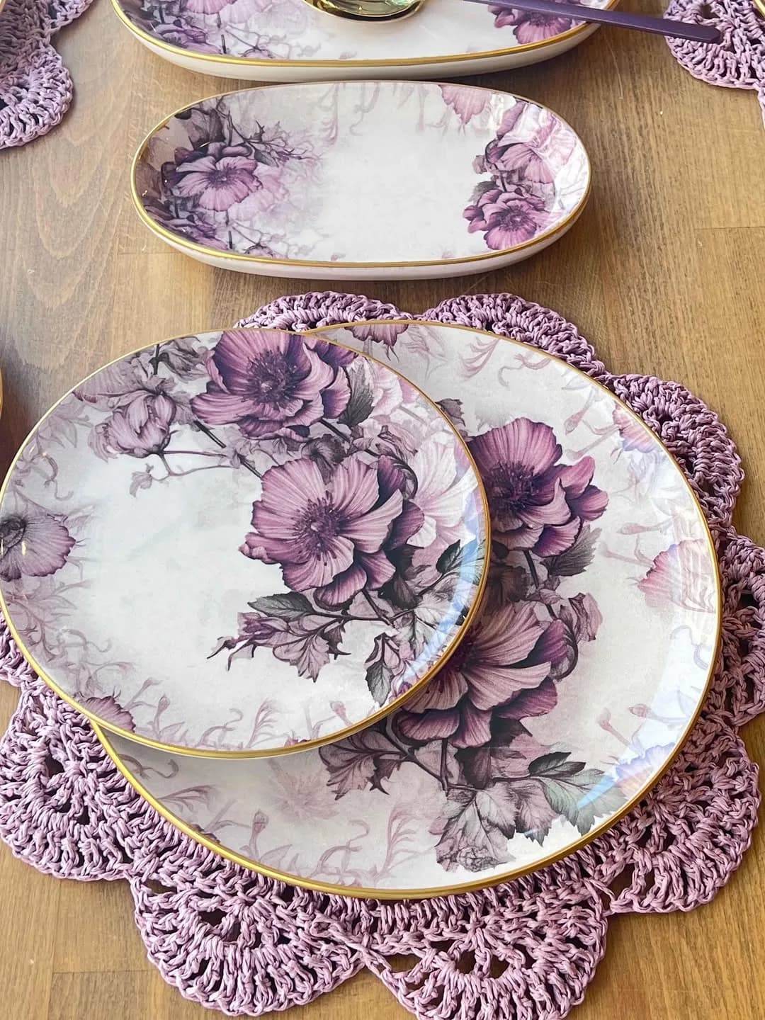 طقم سفرة سيراميك 15 PCS 2
