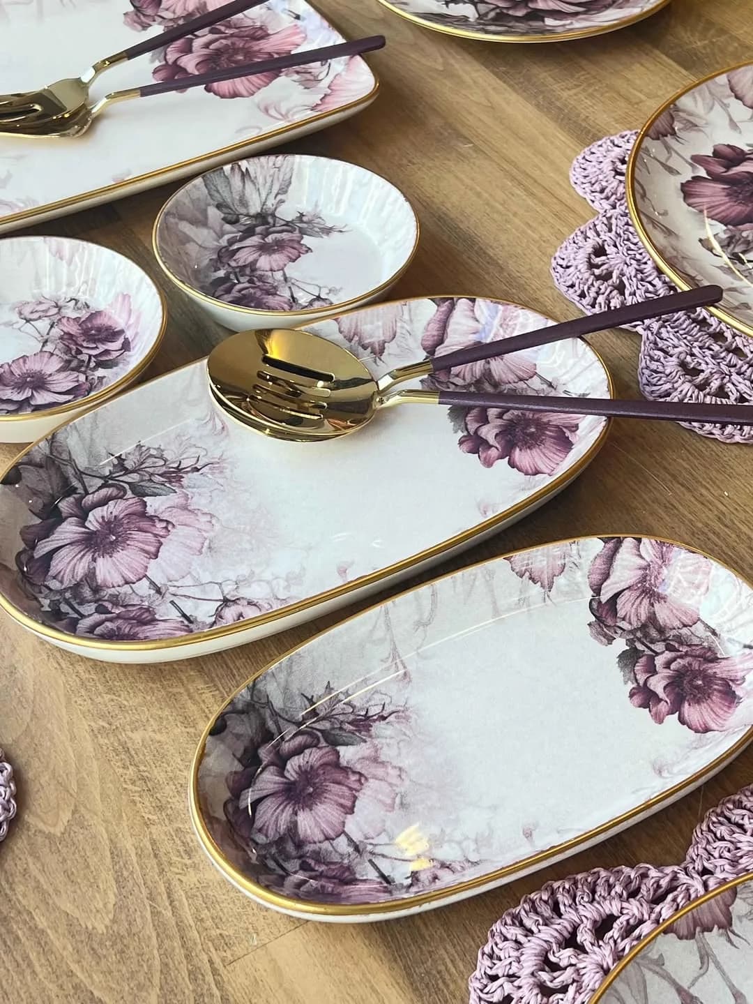 طقم سفرة سيراميك 15 PCS 3