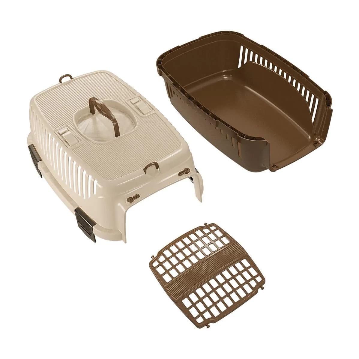 plastic pet basket حجم وسط 2