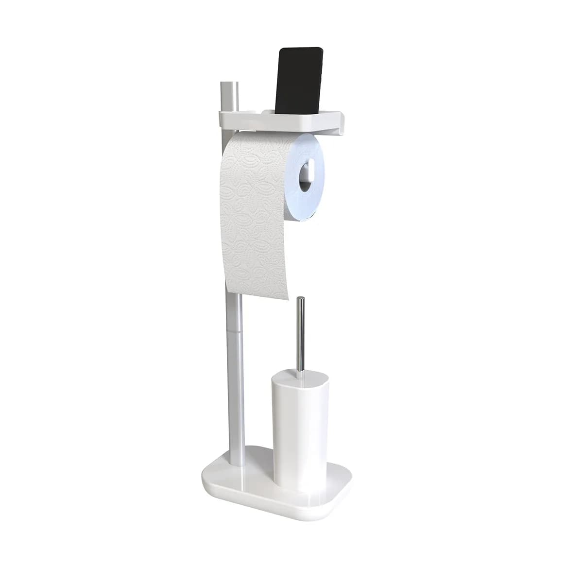 TOILET PAPER STAND WITH BRUSHED 4