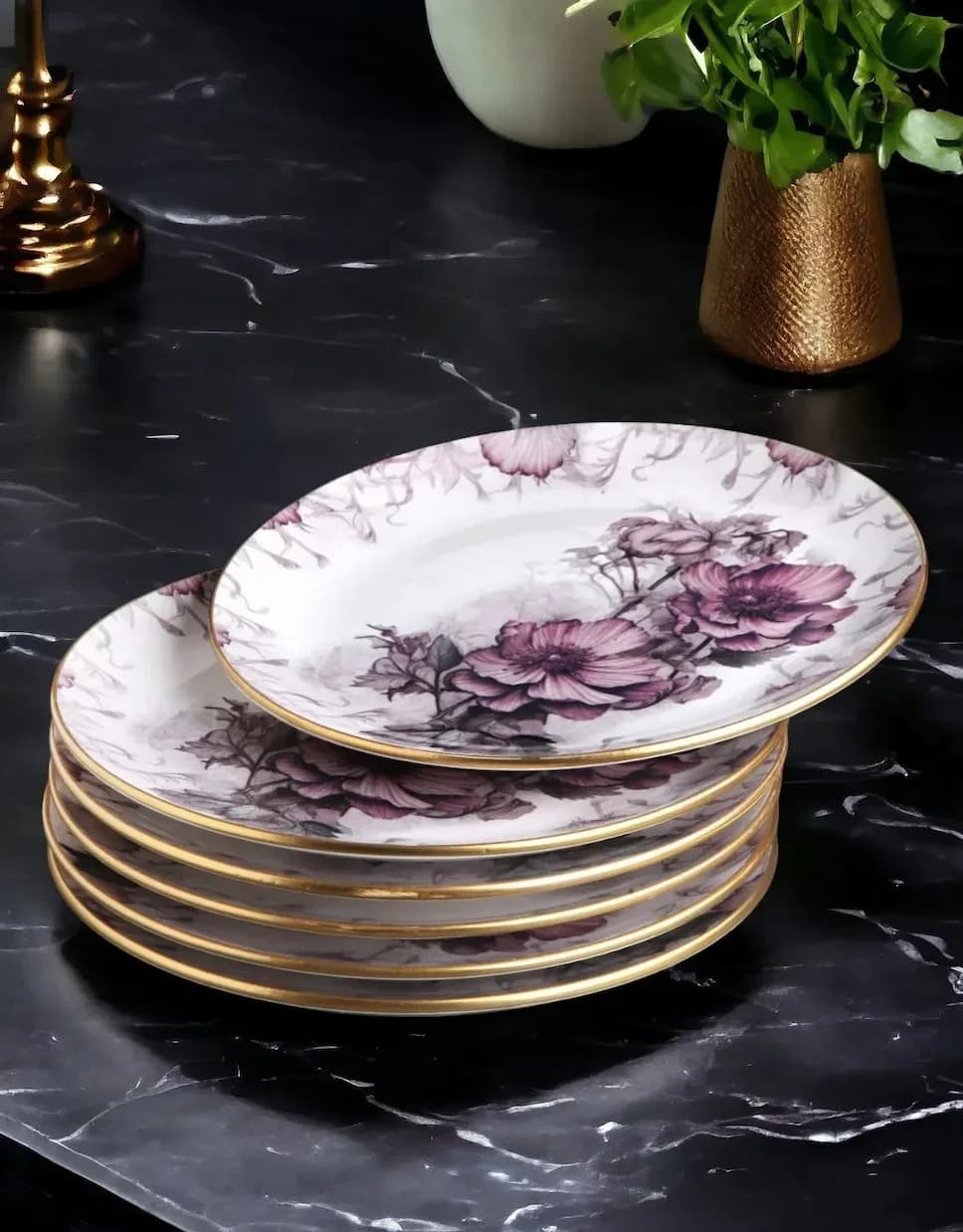 طقم صحون صغير سيراميك 6 PCS 2
