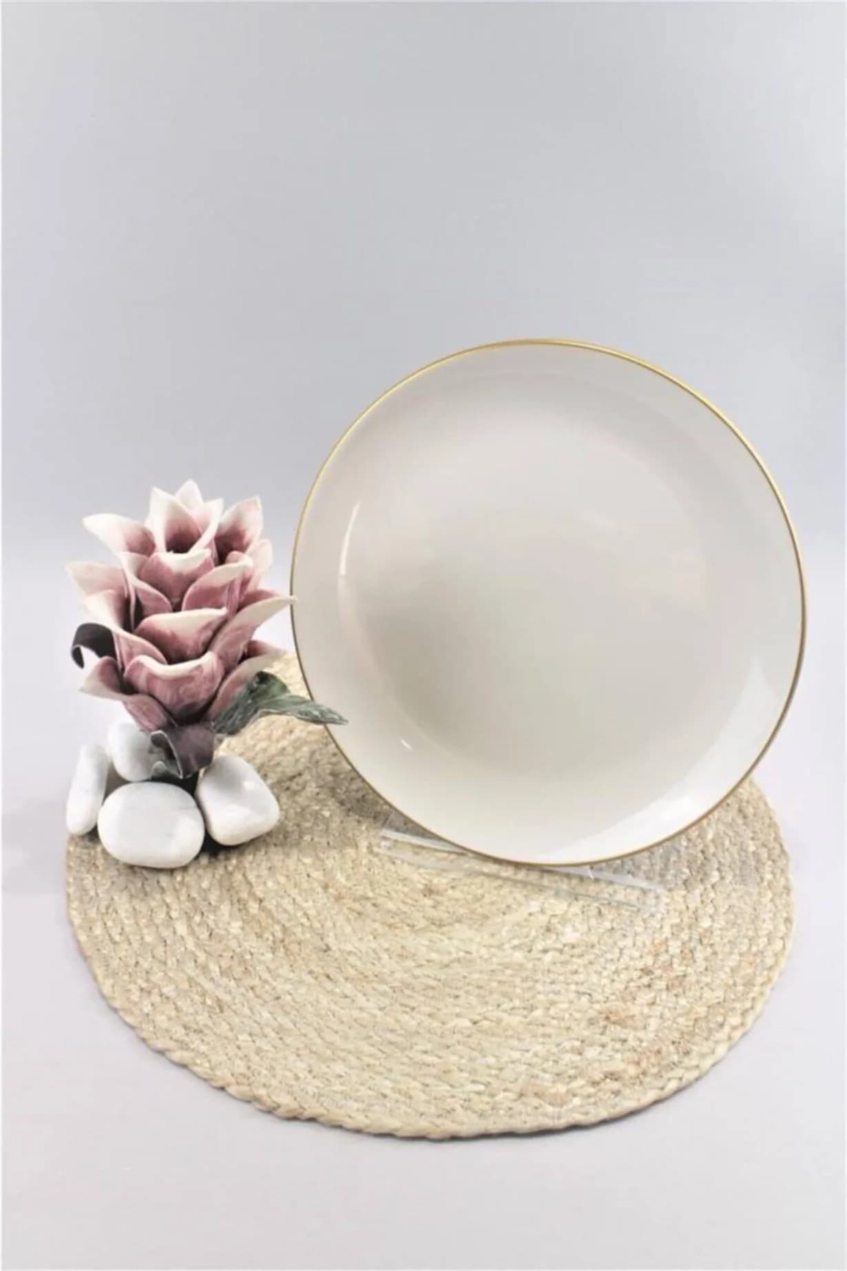 طقم صحون كبير سيراميك 6 PCS