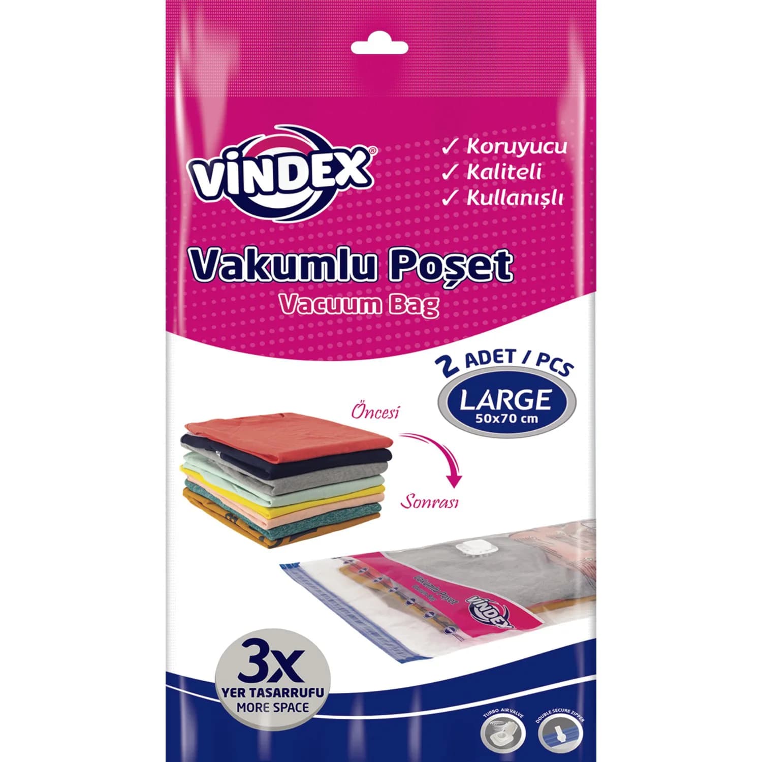 VACUUM BAG 50*70 PCS 2 L